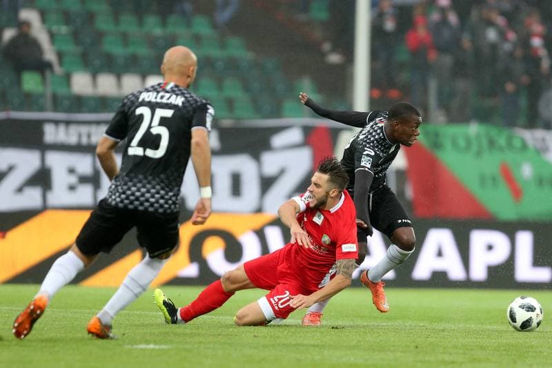 Football. Lotto Ekstraklasa. Zaglebie Sosnowiec - Miedz Legnica. 20.10.2018
