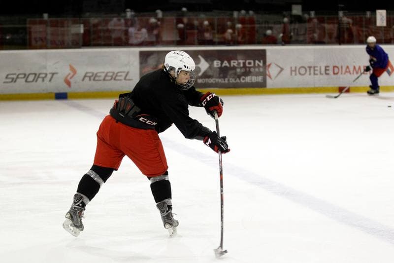 Ice Hockey. Poland national team. Training. 28.12.2018