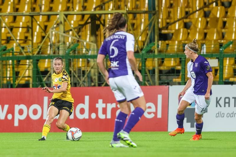 Football. UEFA Women's Champions League. GKS Katowice - RSC Anderlecht. 06.09.2023