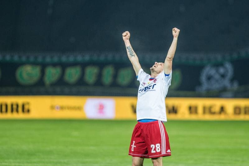 Football. Fortuna I Liga. GKS 1962 Jastrzebie - LKS Lodz. 04.05.2019