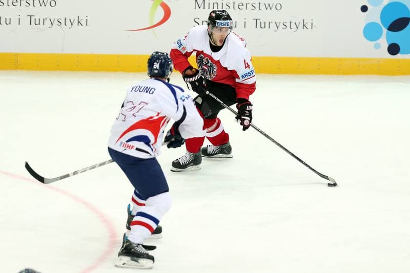 Ice Hockey. World Championship Division 1A. Korea - Austria. 23.04.2016