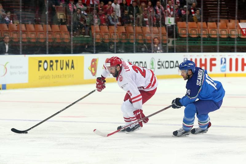 Ice Hockey. World Championship Division 1A. Italy - Poland. 23.04.2016