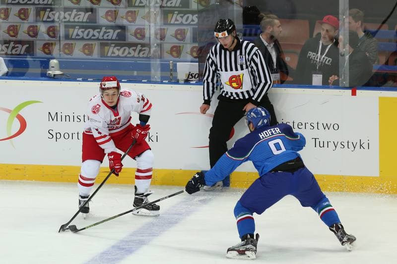 Ice Hockey. World Championship Division 1A. Italy - Poland. 23.04.2016