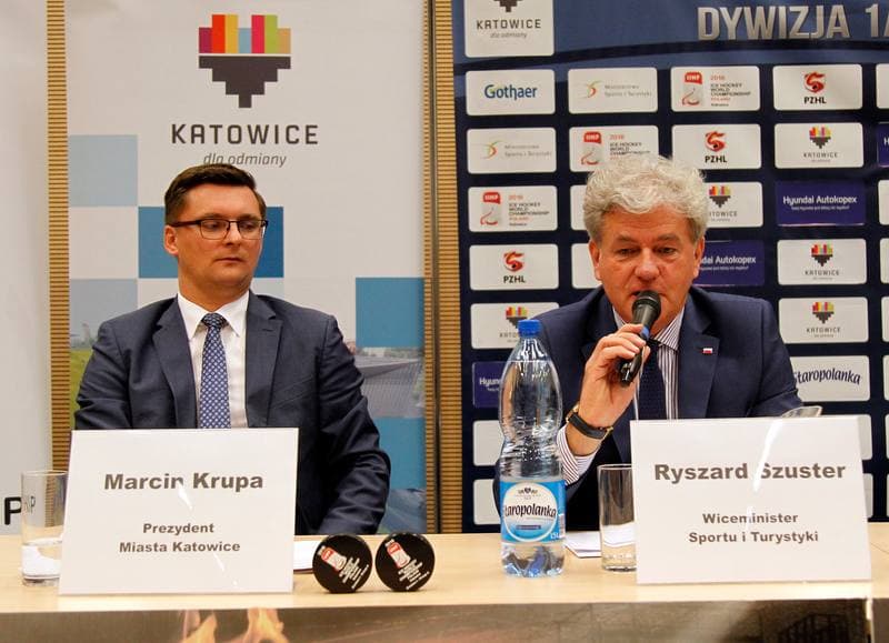Ice Hockey. Poland national team. Press Conference. 22.04.2016