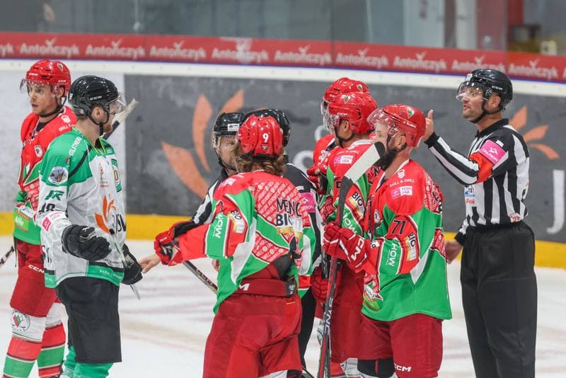 Ice Hockey. Tauron Hokej Liga. JKH GKS Jastrzebie - Zaglebie Sosnowiec. 15.09.2023