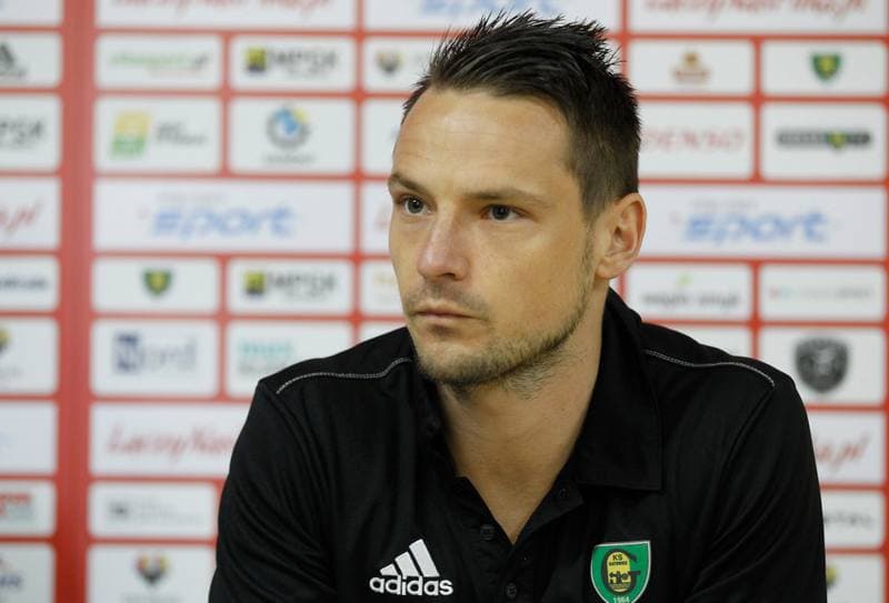 Football. GKS Katowice. Press Conference. 21.04.2016
