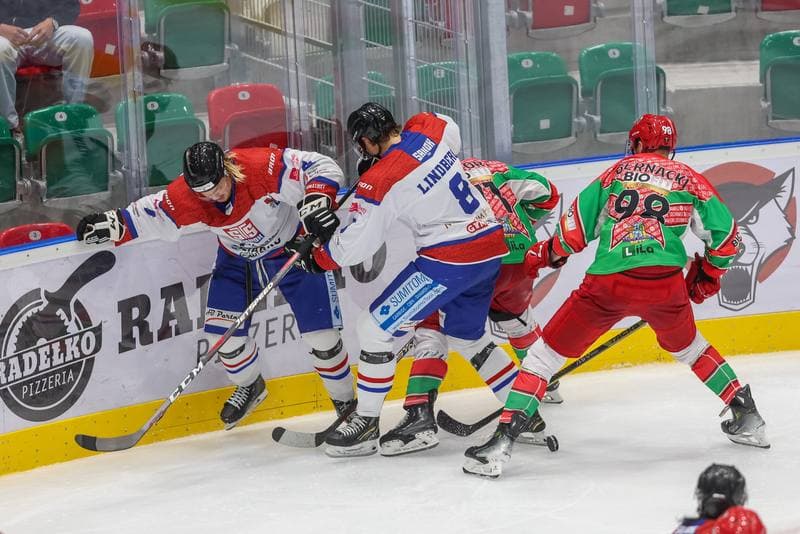Ice Hockey. Tauron Hokej Liga. Zaglebie Sosnowiec - Marma Ciarko STS Sanok. 17.09.2023