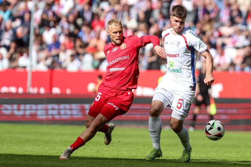 Football. PKO BP Ekstraklasa. Gornik Zabrze - Widzew Lodz. 27.04.2025