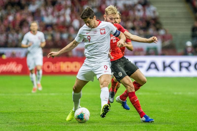 Football. Euro 2020 Qualifiers. Poland - Austria. 09.09.2019