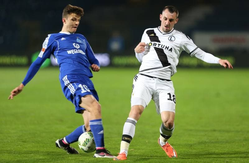 Football. Ekstraklasa. Ruch Chorzow - Legia Warsaw. 19.04.2016