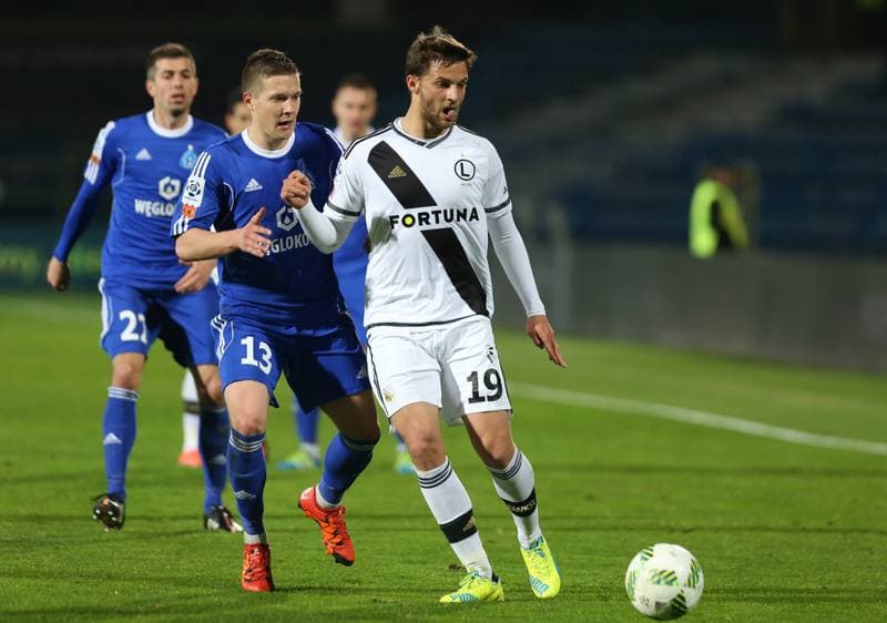 Football. Ekstraklasa. Ruch Chorzow - Legia Warsaw. 19.04.2016