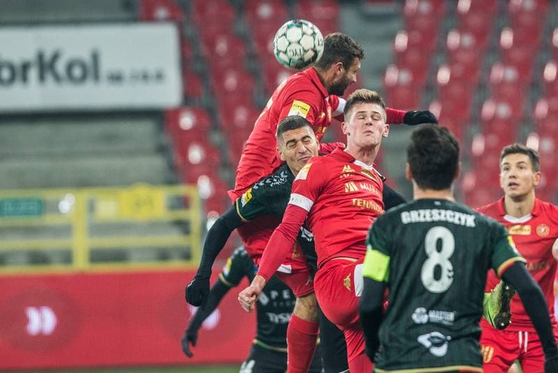 Football. Fortuna I Liga. GKS Tychy - Widzew Lodz. 03.12.2020
