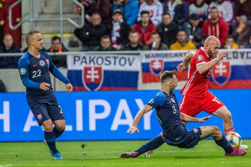 Football. Euro 2020 Qualifiers. Slovakia - Wales. 10.10.2019