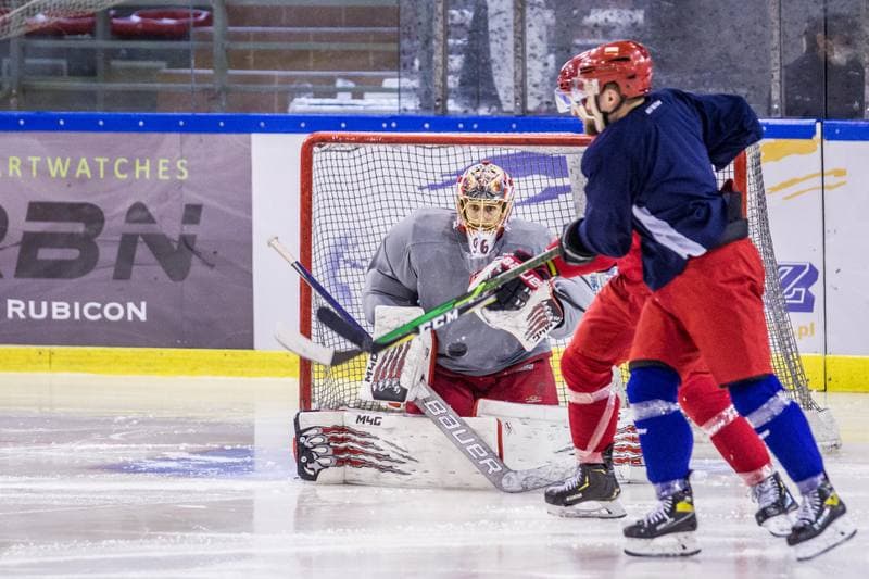 Ice Hockey. Poland national team. Training. 14.12.2020
