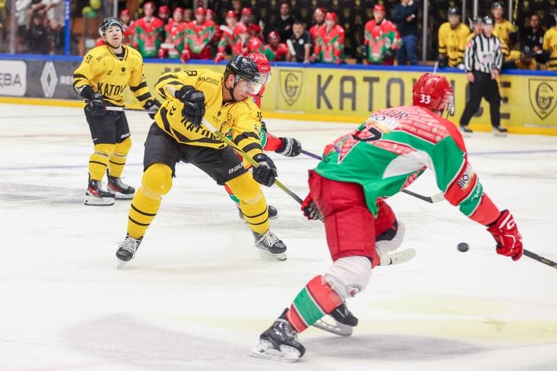 Ice Hockey. Tauron Hokej Liga. GKS Katowice - Zaglebie Sosnowiec. 01.10.2023