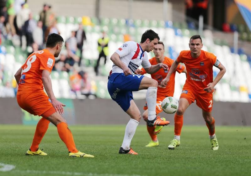 Football. Ekstraklasa. Podbeskidzie Bielsko-Biala - Termalica Bruk-Bet Nieciecza. 17.04.2016