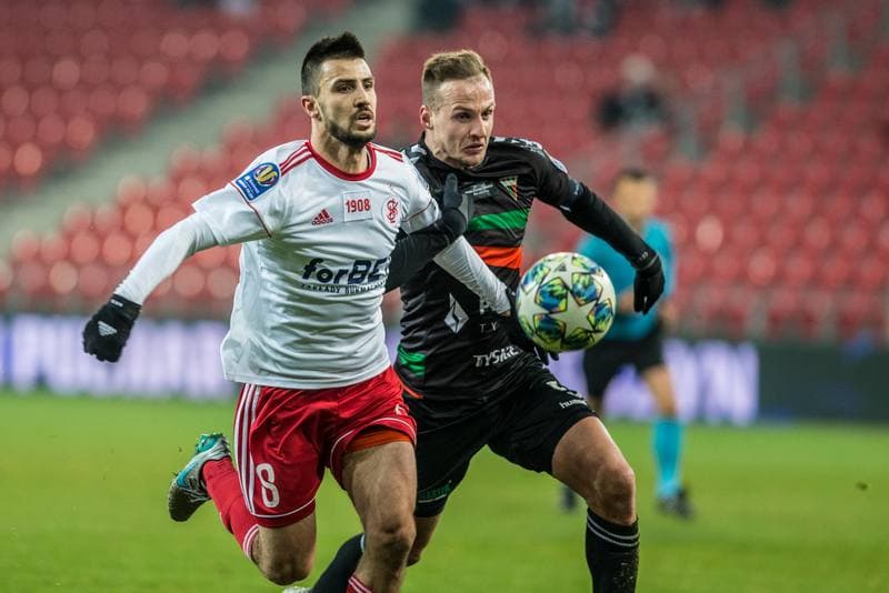 Football. Totolotek Puchar Polski. GKS Tychy - LKS Lodz. 04.12.2019