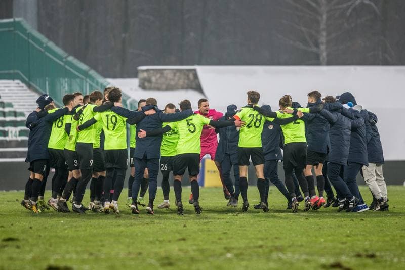 Football. Fortuna Puchar Polski. Puszcza Niepolomice - Lechia Gdansk. 09.02.2021