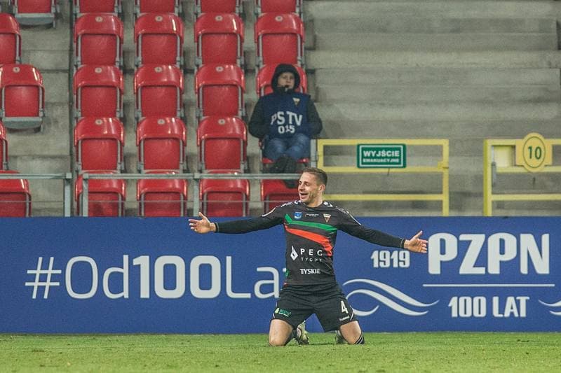 Football. Totolotek Puchar Polski. GKS Tychy - LKS Lodz. 04.12.2019