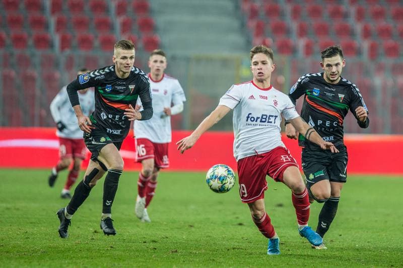Football. Totolotek Puchar Polski. GKS Tychy - LKS Lodz. 04.12.2019
