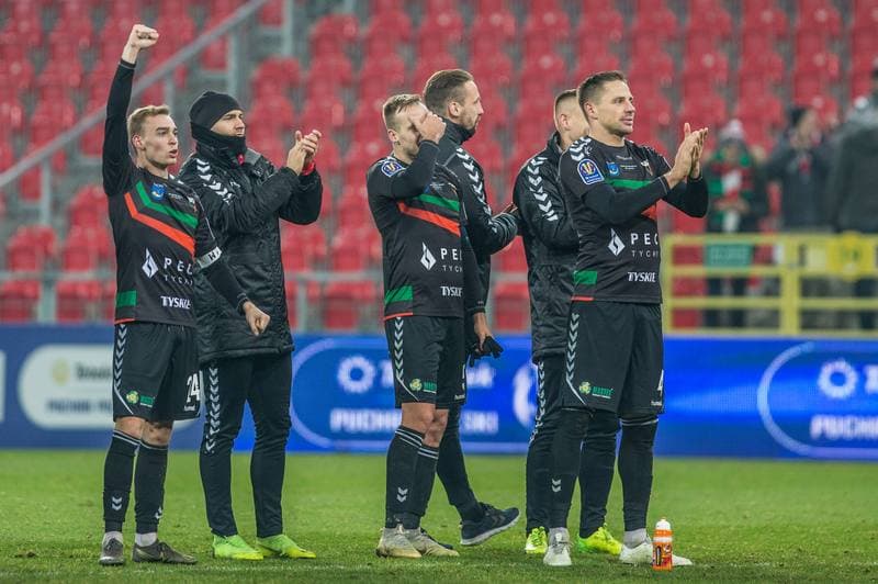 Football. Totolotek Puchar Polski. GKS Tychy - LKS Lodz. 04.12.2019