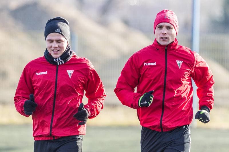 Football. GKS Tychy. Training. 15.01.2020