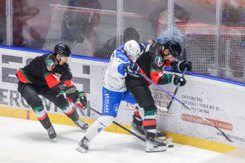 Ice Hockey. Tauron Hokej Liga. Re-Plast Unia Oswiecim - GKS Tychy. 20.10.2023