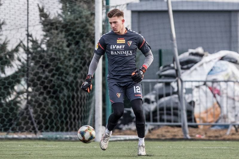Football. Sparing. Zaglebie Sosnowiec - FK Zeleziarne Podbrezova. 29.01.2020