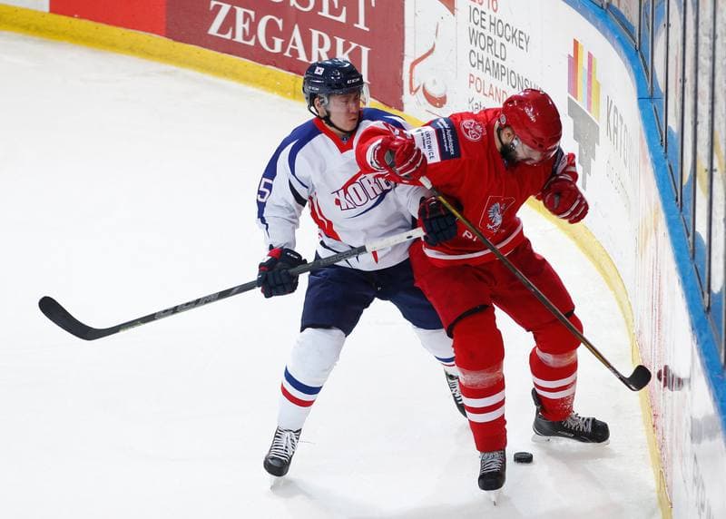 Ice Hockey. International Friendly Match. Poland - Korea. 16.04.2016