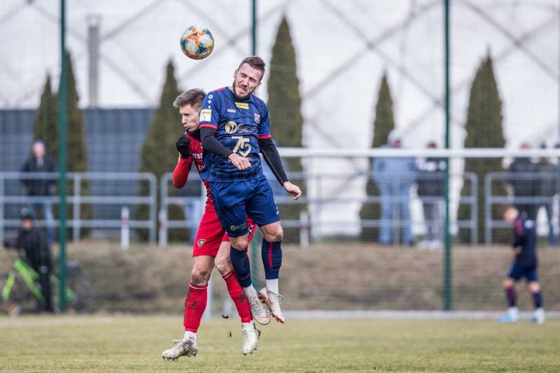 Football. Sparing. Zaglebie Sosnowiec - Odra Opole. 22.02.2020