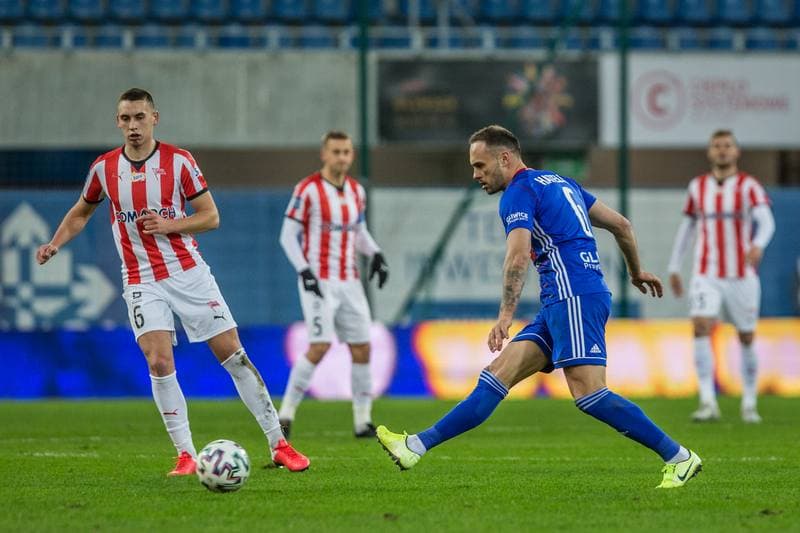 Football. PKO BP Ekstraklasa. Piast Gliwice - Cracovia Krakow. 22.02.2020