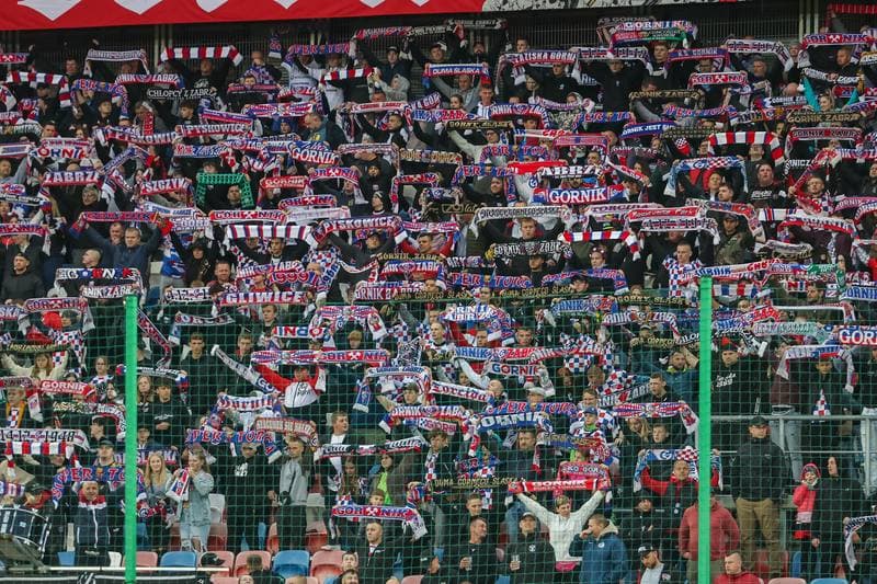 Football. PKO BP Ekstraklasa. Gornik Zabrze - Rakow Czestochowa. 22.10.2023