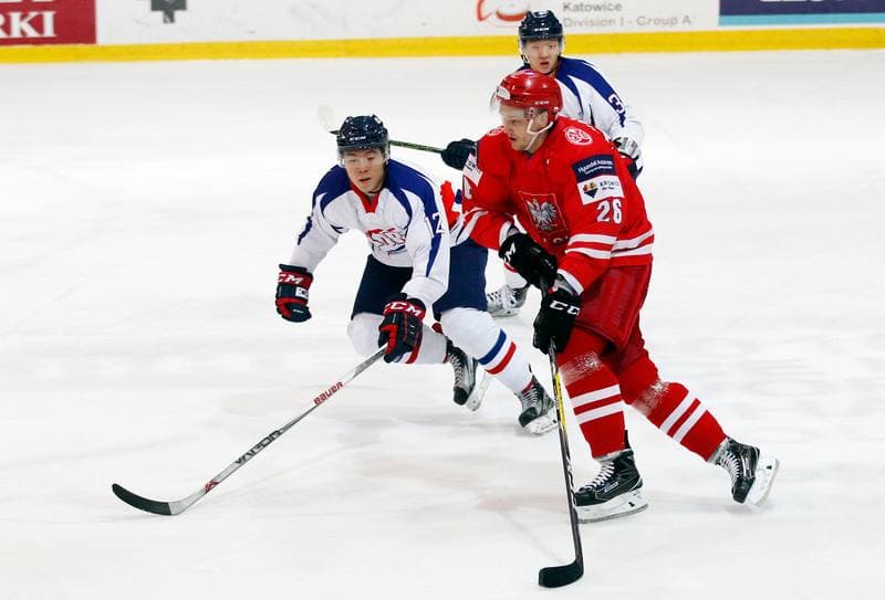 Ice Hockey. International Friendly Match. Poland - Korea. 16.04.2016
