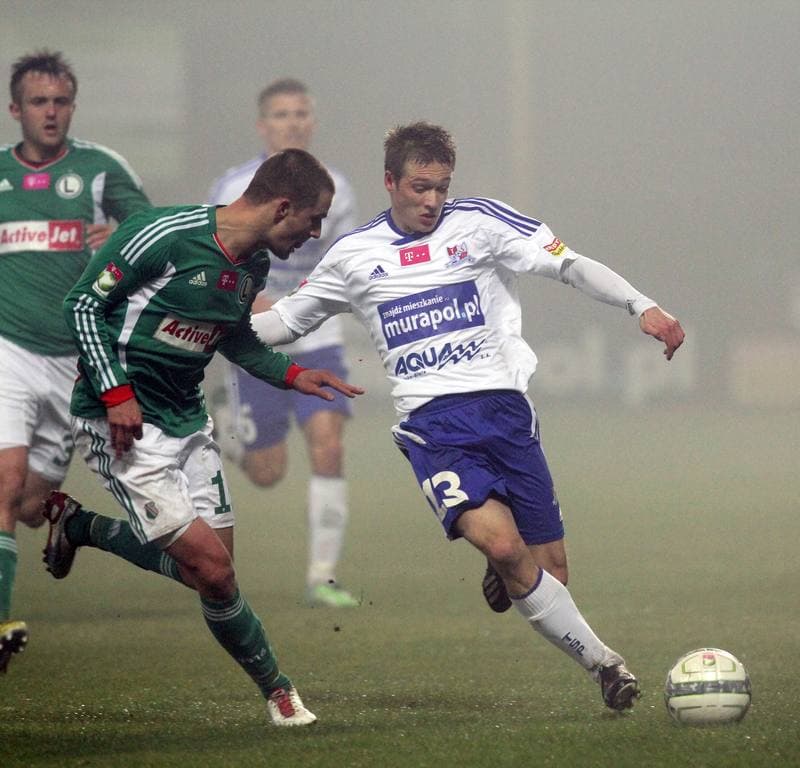 Football. T-Mobile Ekstraklasa. Podbeskidzie Bielsko-Biala - Legia Warsaw. 08.03.2013