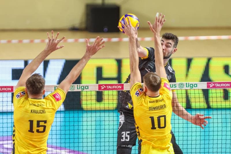 Volleyball. PlusLiga. GKS Katowice - Trefl Gdansk. 22.10.2023