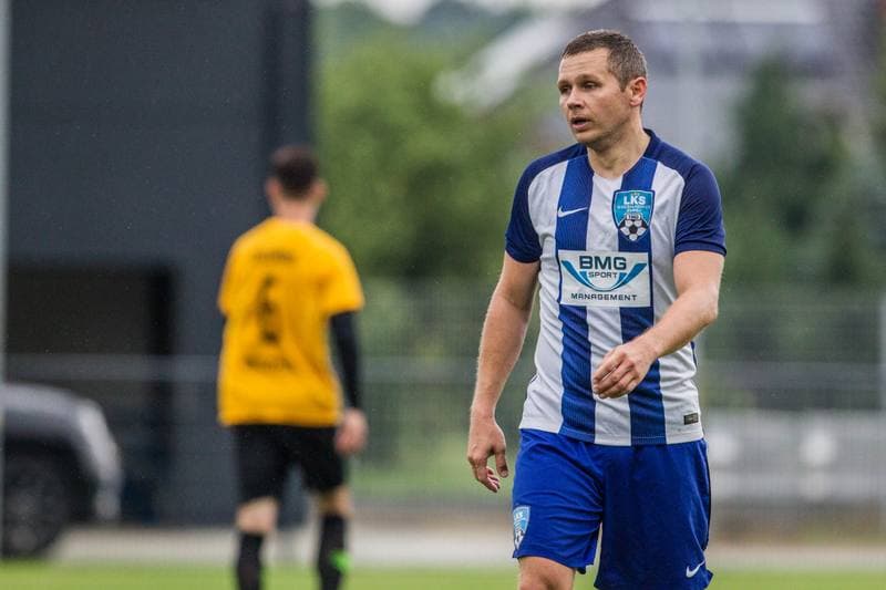 Football. Sparing. LKS Goczalkowice Zdroj - Wieczysta Krakow. 11.07.2020