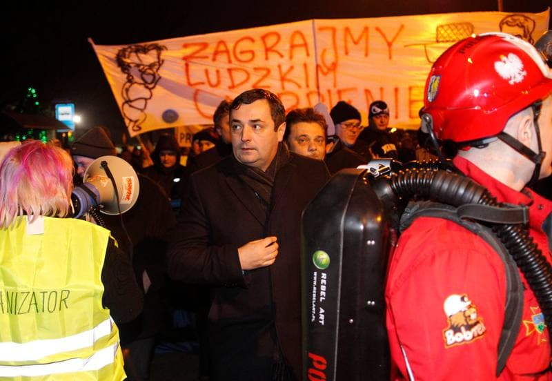 Coal Mining Protest. Bytom. 14.01.2015