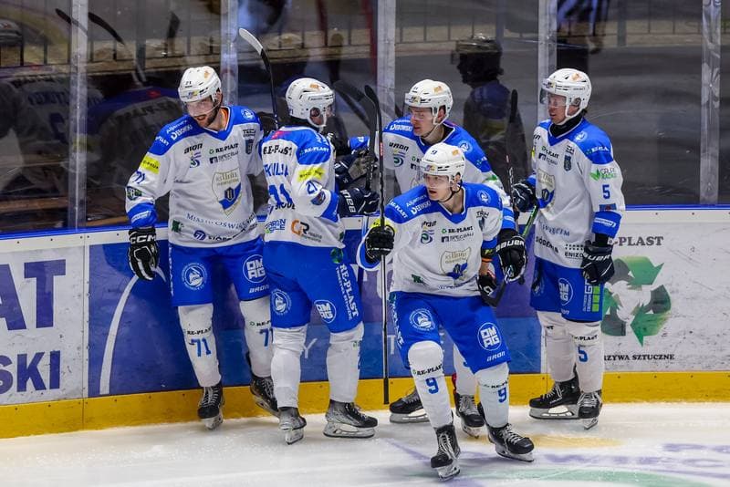 Ice Hockey. Tauron Hokej Liga. Re-Plast Unia Oswiecim - JKH GKS Jastrzebie. 29.10.2023