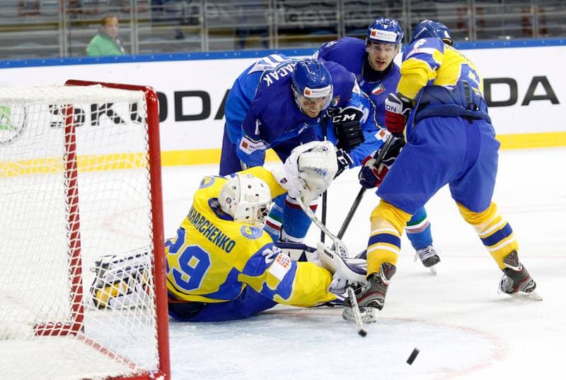Ice Hockey. IIHF World Championship Division 1A. Ukraine - Italy. 20.04.2015