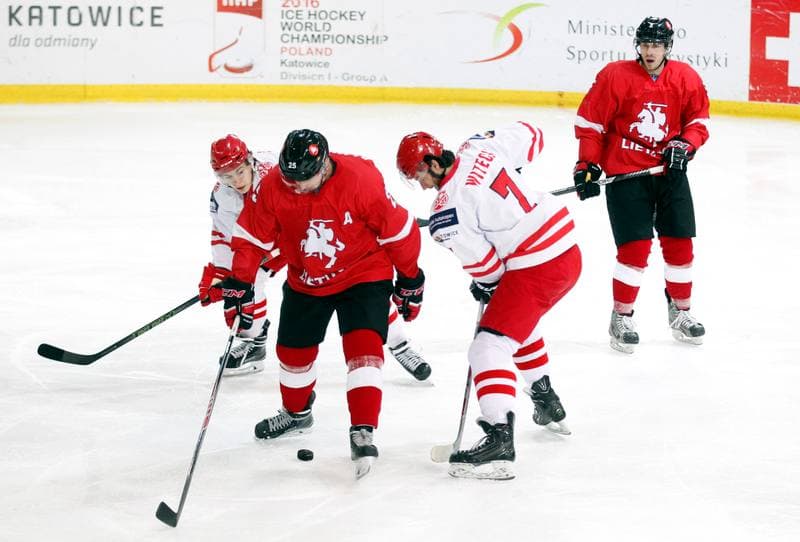 Ice Hockey. International Friendly Match. Poland - Lithuania. 14.04.2016