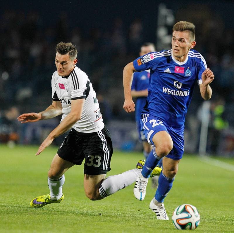 Football. T-Mobile Ekstraklasa. Ruch Chorzow - Legia Warsaw. 24.04.2015