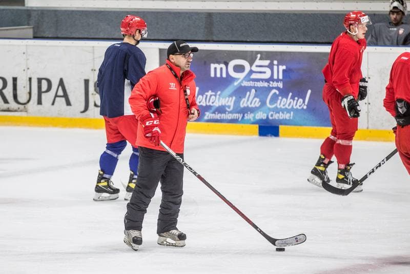 Ice Hockey. Poland national team. Training. 02.11.2020