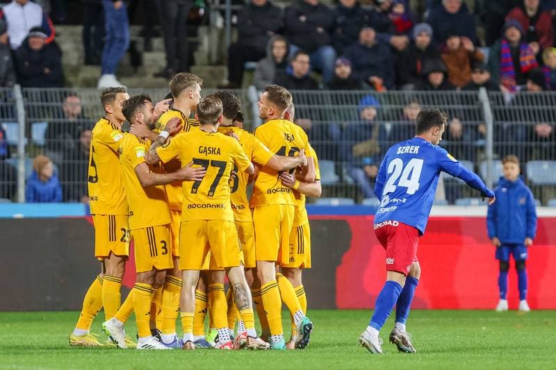 Football. Fortuna I Liga. Odra Opole - Gornik Leczna. 04.11.2023