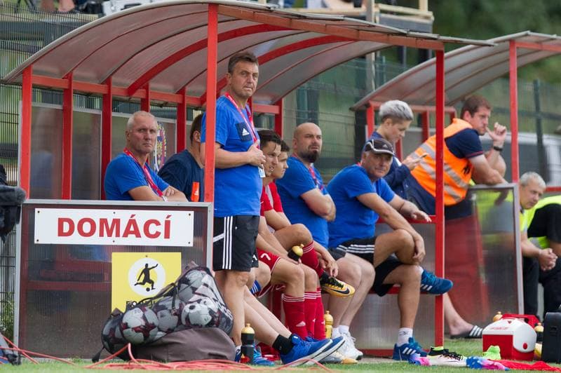 Football. Fortuna Narodni Liga. Fotbal Trinec - Olympia Praha. 19.08.2017