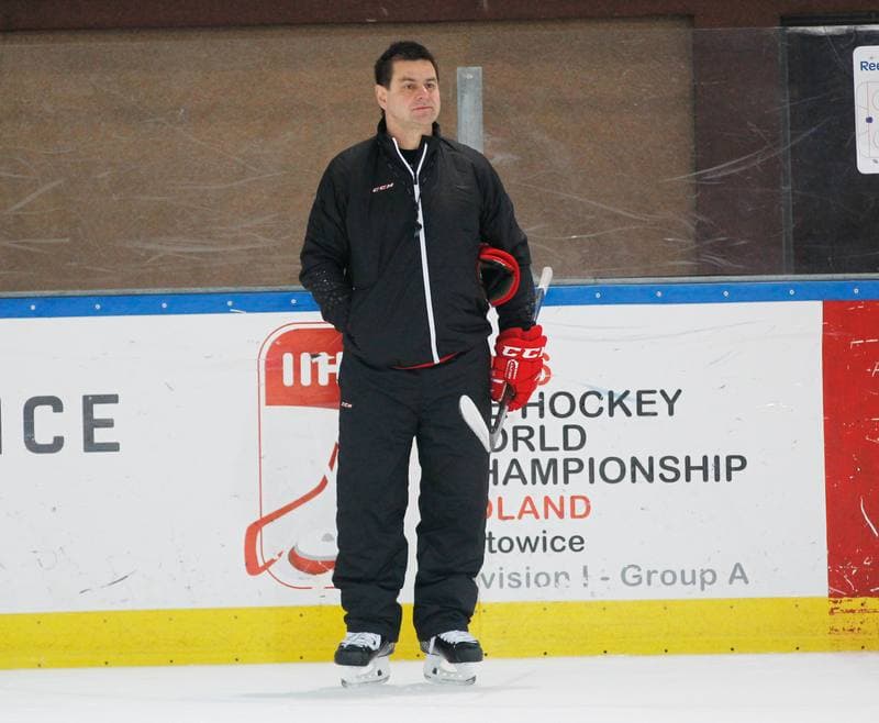 Ice Hockey. Poland national team. Training. 13.04.2016