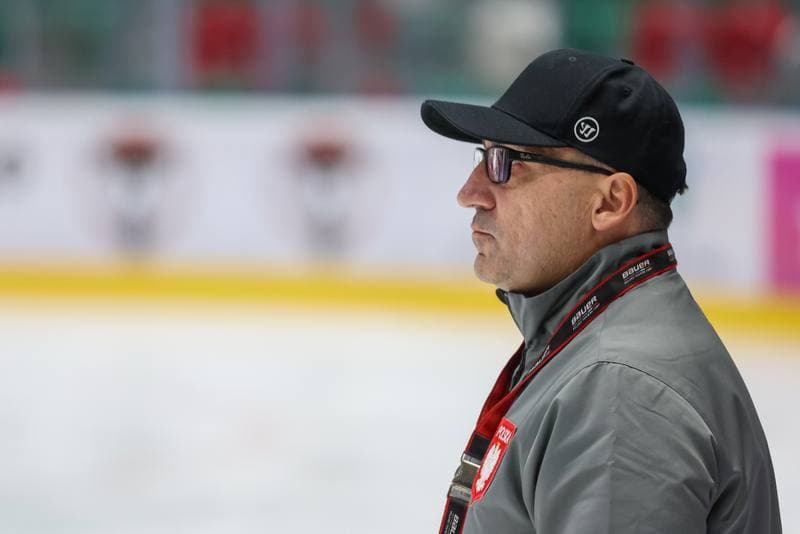 Ice Hockey. Poland national team. Training. 06.11.2023