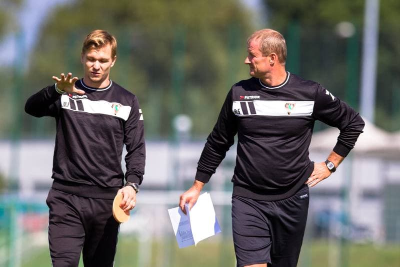 Football. Zaglebie Sosnowiec. Training. 21.08.2017