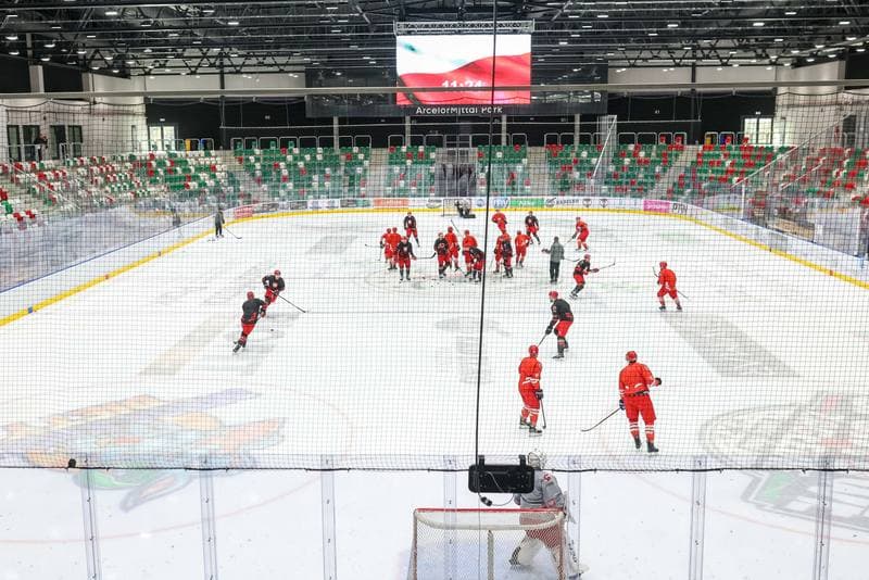 Ice Hockey. Poland national team. Training. 06.11.2023