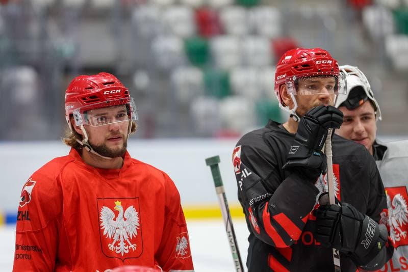 Ice Hockey. Poland national team. Training. 06.11.2023