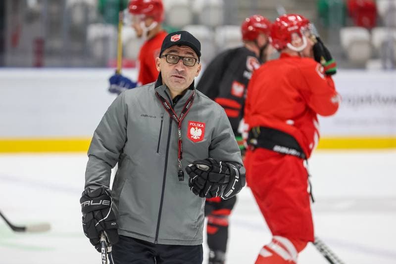 Ice Hockey. Poland national team. Training. 06.11.2023
